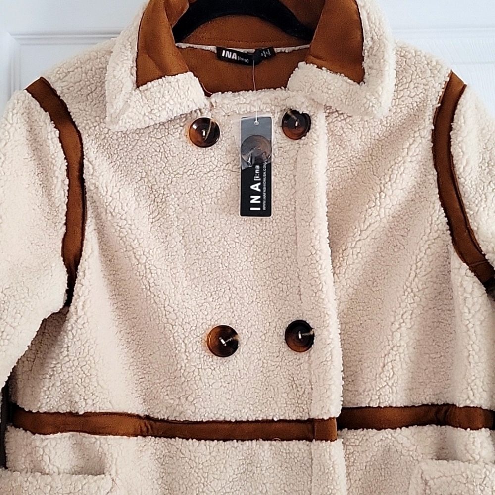 Faux Shearling Coat - Picture 3 of 8